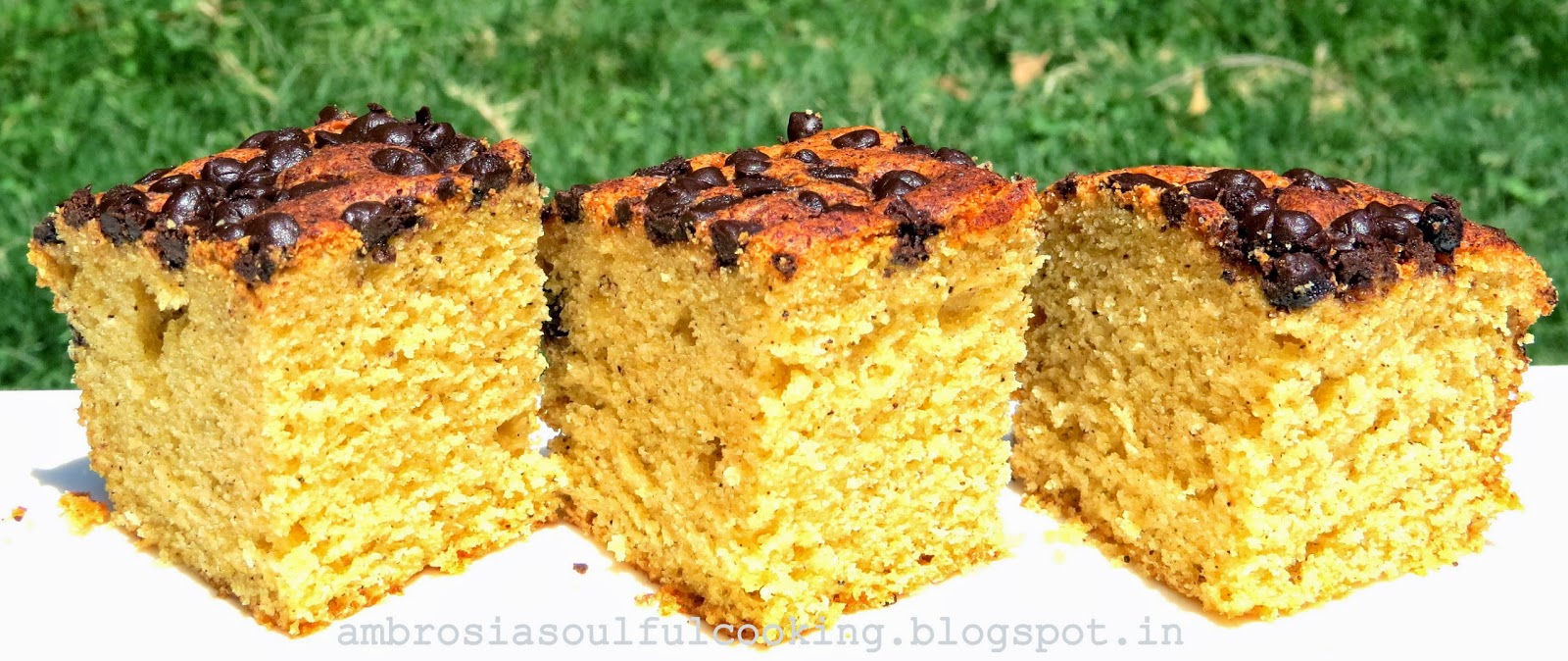 Whole Wheat Chocolate Chip Cinnamon Cake Ambrosia