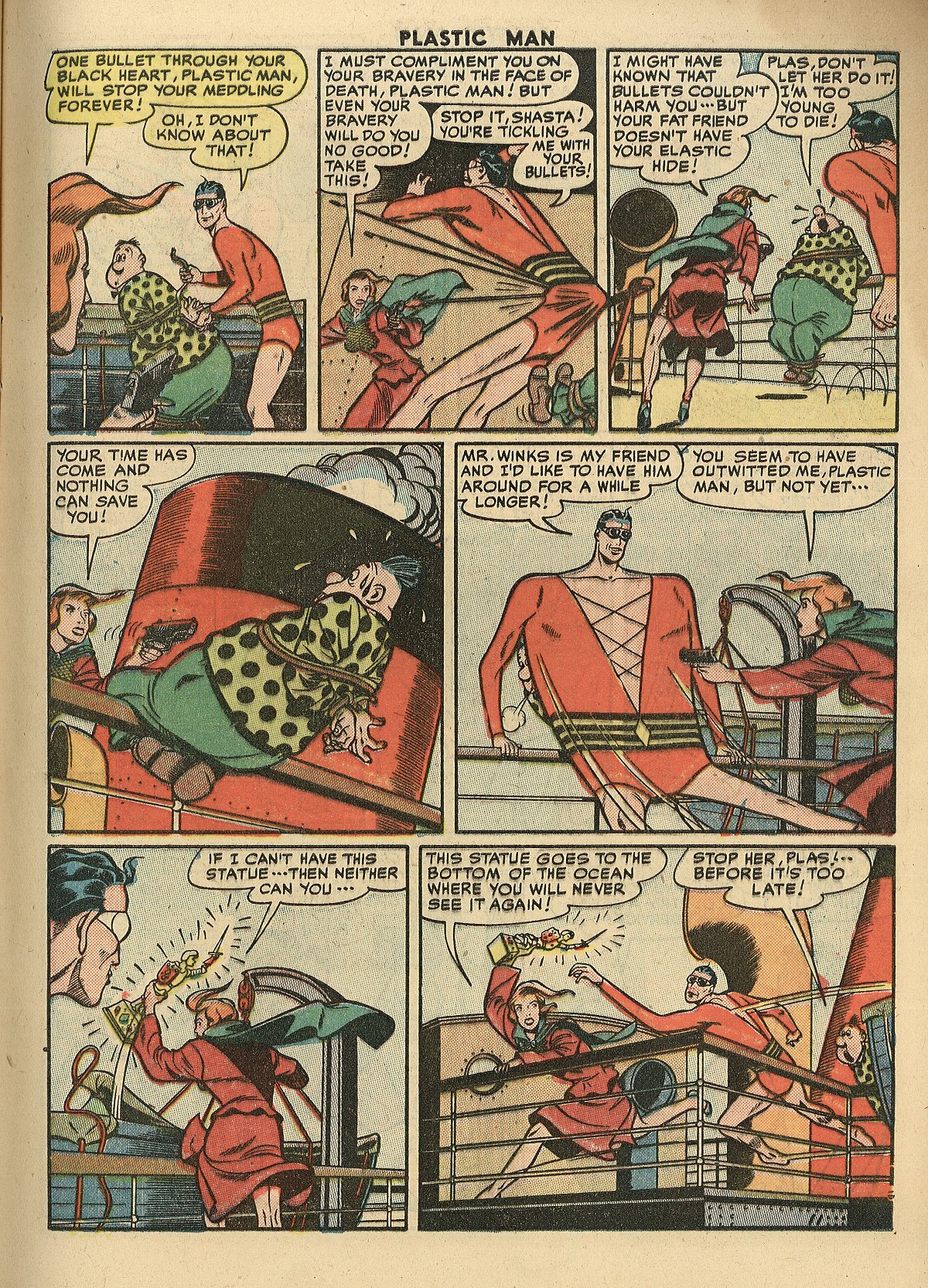 Read online Plastic Man (1943) comic -  Issue #28 - 13