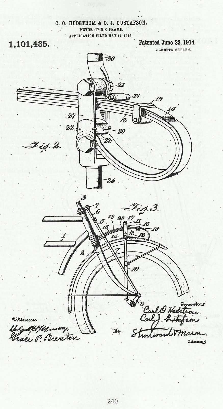 Fast is fast...: Vintage patents.