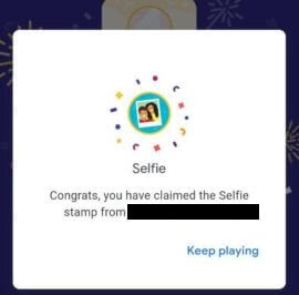 how to get selfie stamp