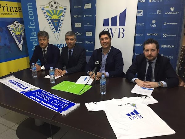 Marbella FC y la empresa OVB firman un nuevo acuerdo de colaboración