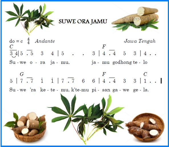 Teks Dan Partitur Lagu Suwe Ora Jamu Freedata Kolomedu Teks Dan Partitur Lagu Suwe Ora Jamu Freedata Kolomedu
