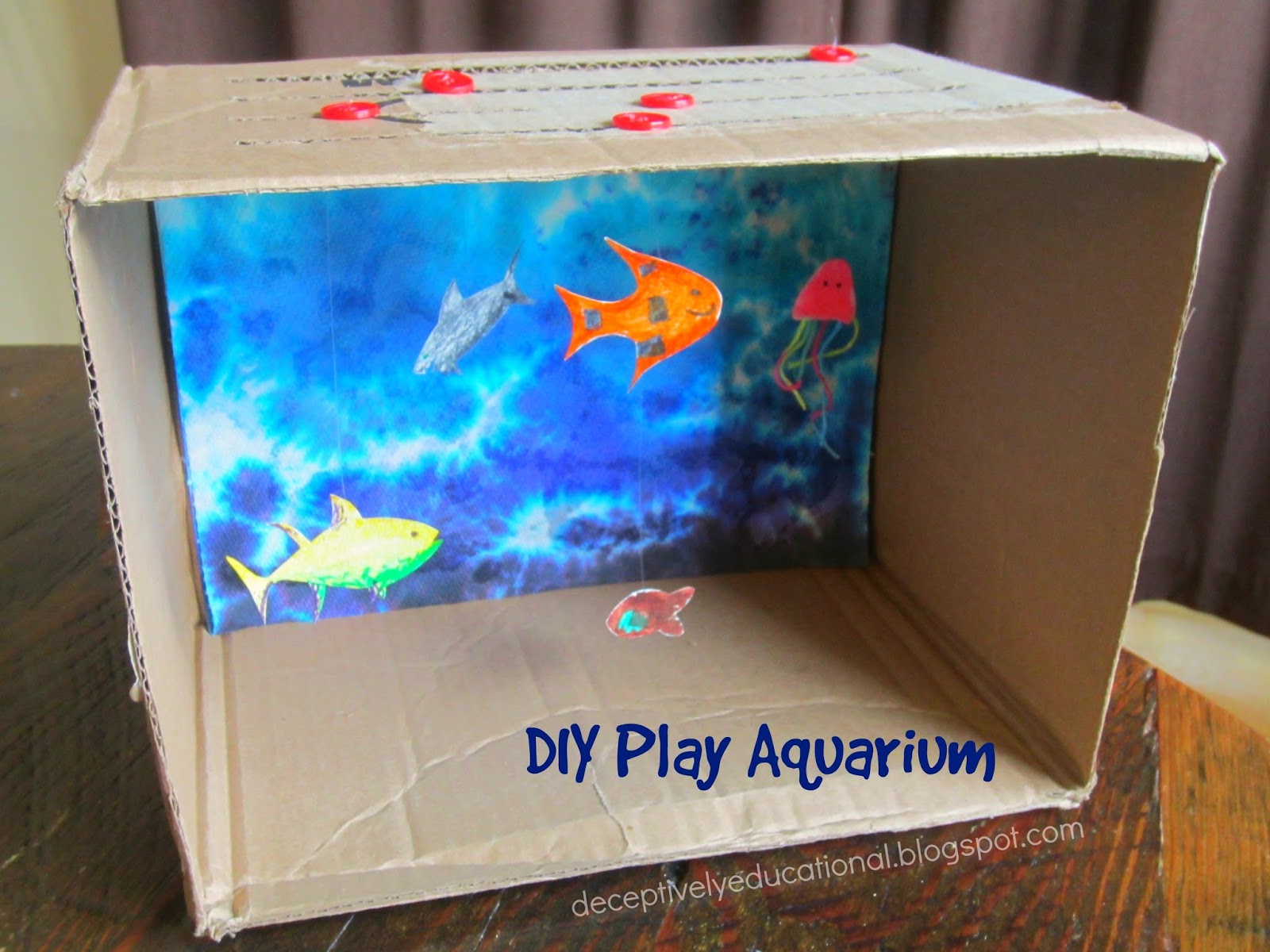 Relentlessly Fun, Deceptively Educational DIY Play Aquarium