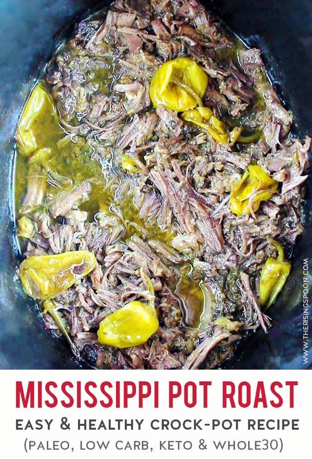 CrockPot Mississippi Pot Roast (Paleo, Keto & Whole30) + VIDEO The