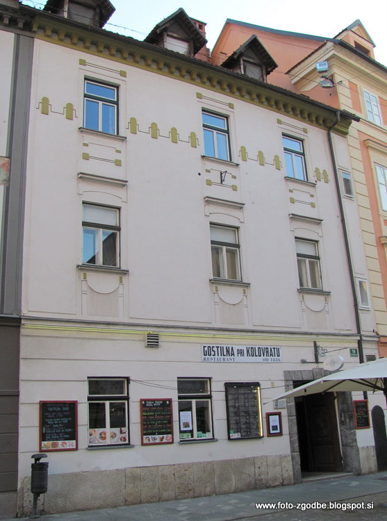 Ljubljana, Ciril Metodov trg, Gostilna pri Kolovratu Osrednja Slovenija