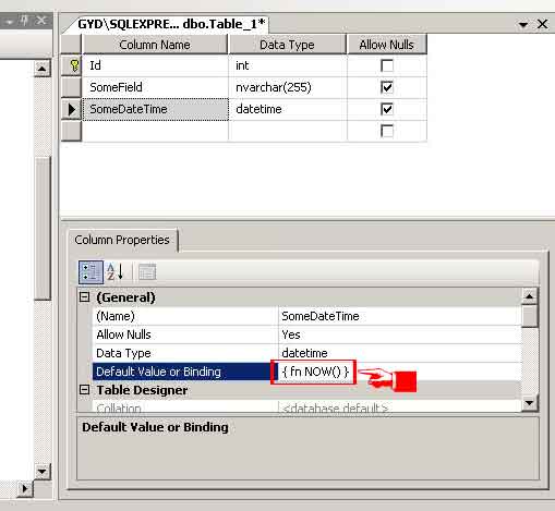 Wayflag Kb Setting Default Value Or Binding To Today In SQL Server