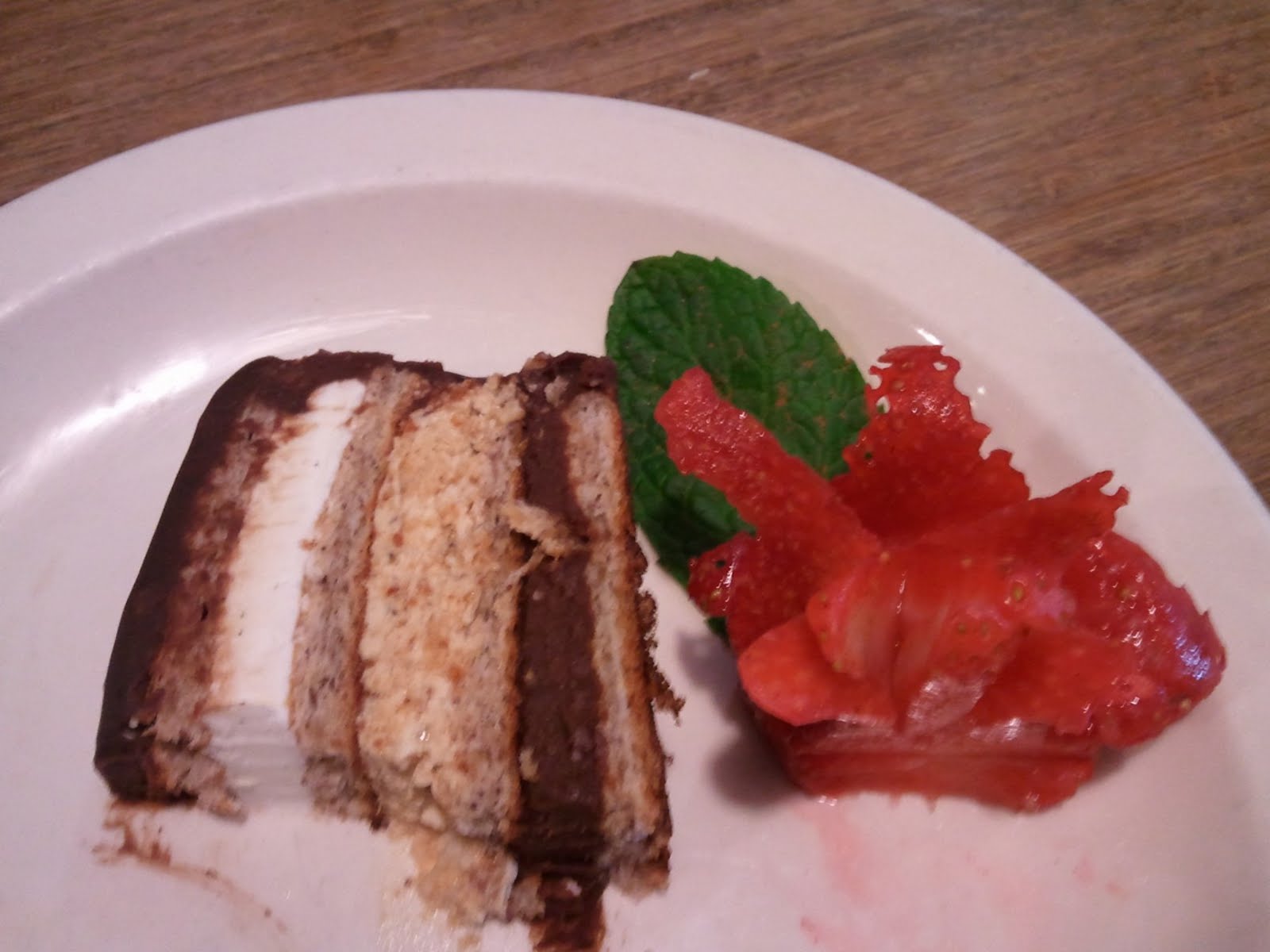 Milo and Nutella Marjolaine Cake