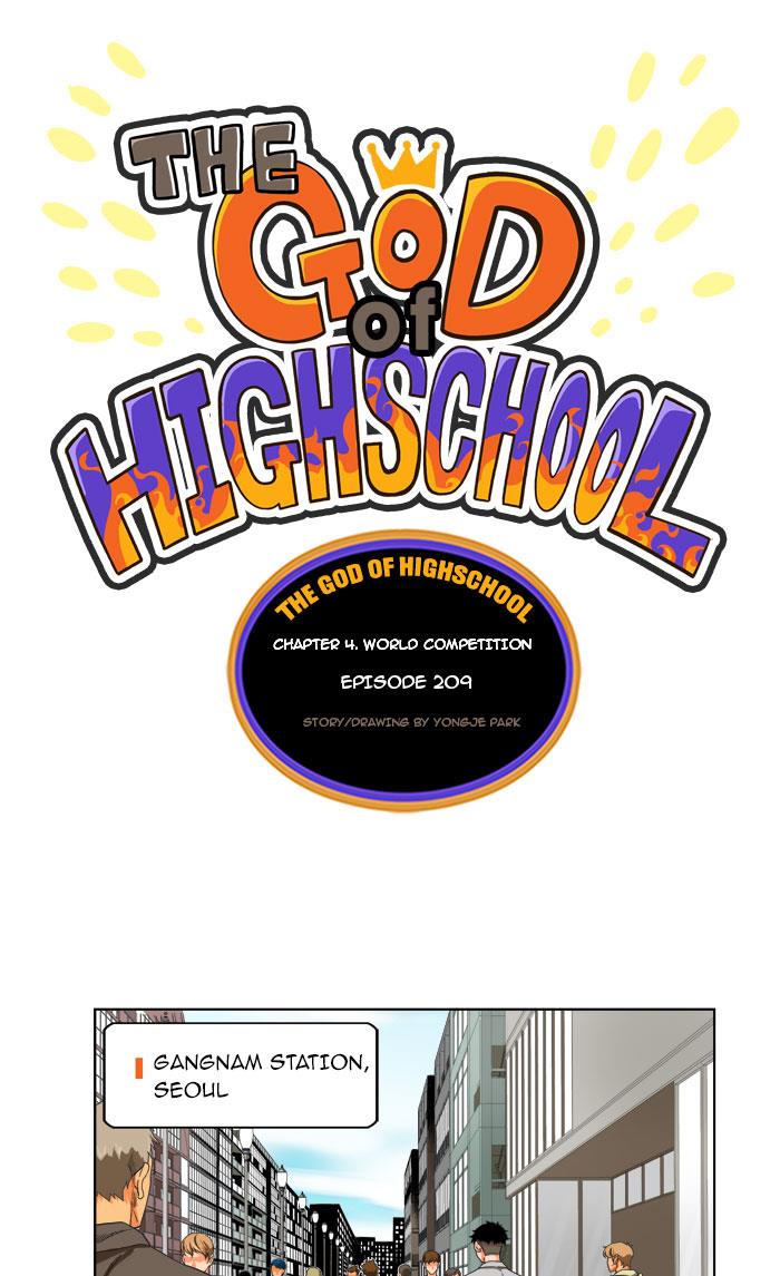 The God of High School Chapter 209 - MyToon.net