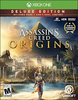 Assassin's Creed Origins Game Cover Xbox One Deluxe