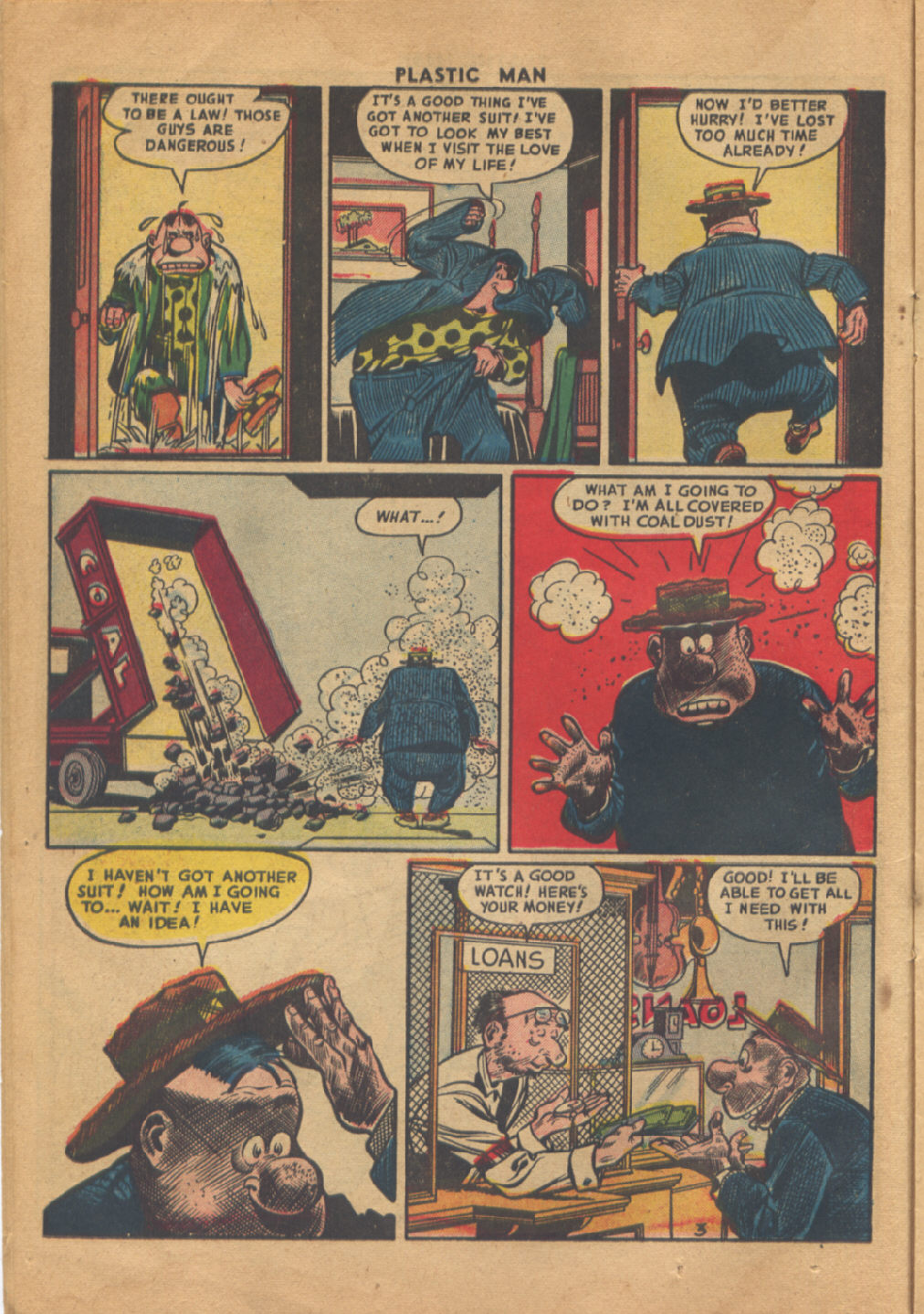 Read online Plastic Man (1943) comic -  Issue #48 - 16