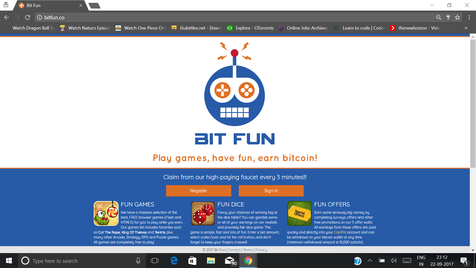 Bitfun. Dice game Bitcoin code. Play dice earn Bitcoin. Bit fun