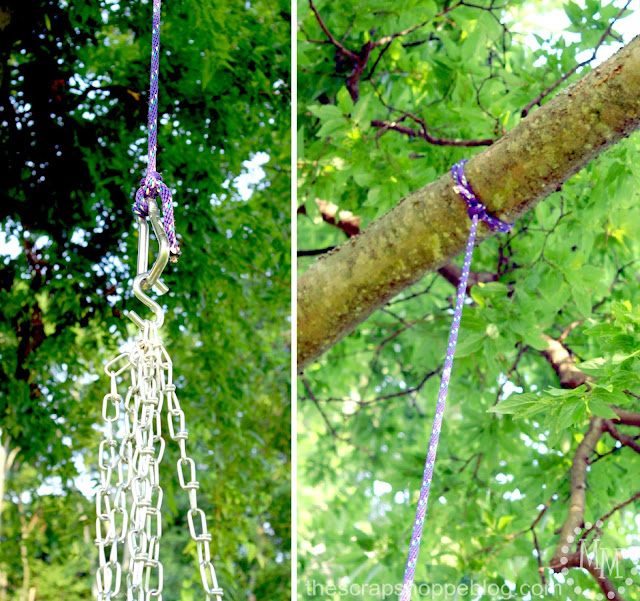 DIY tire swing supplies