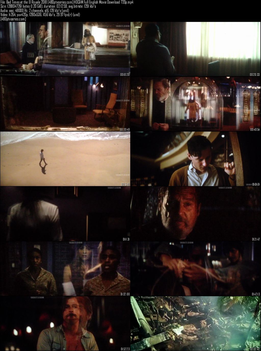 Bad Times at the El Royale 2018 HDCAM Full English Movie Download 720p