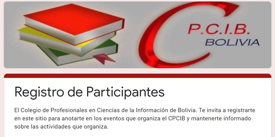 Inscribete a Eventos del CPCIB