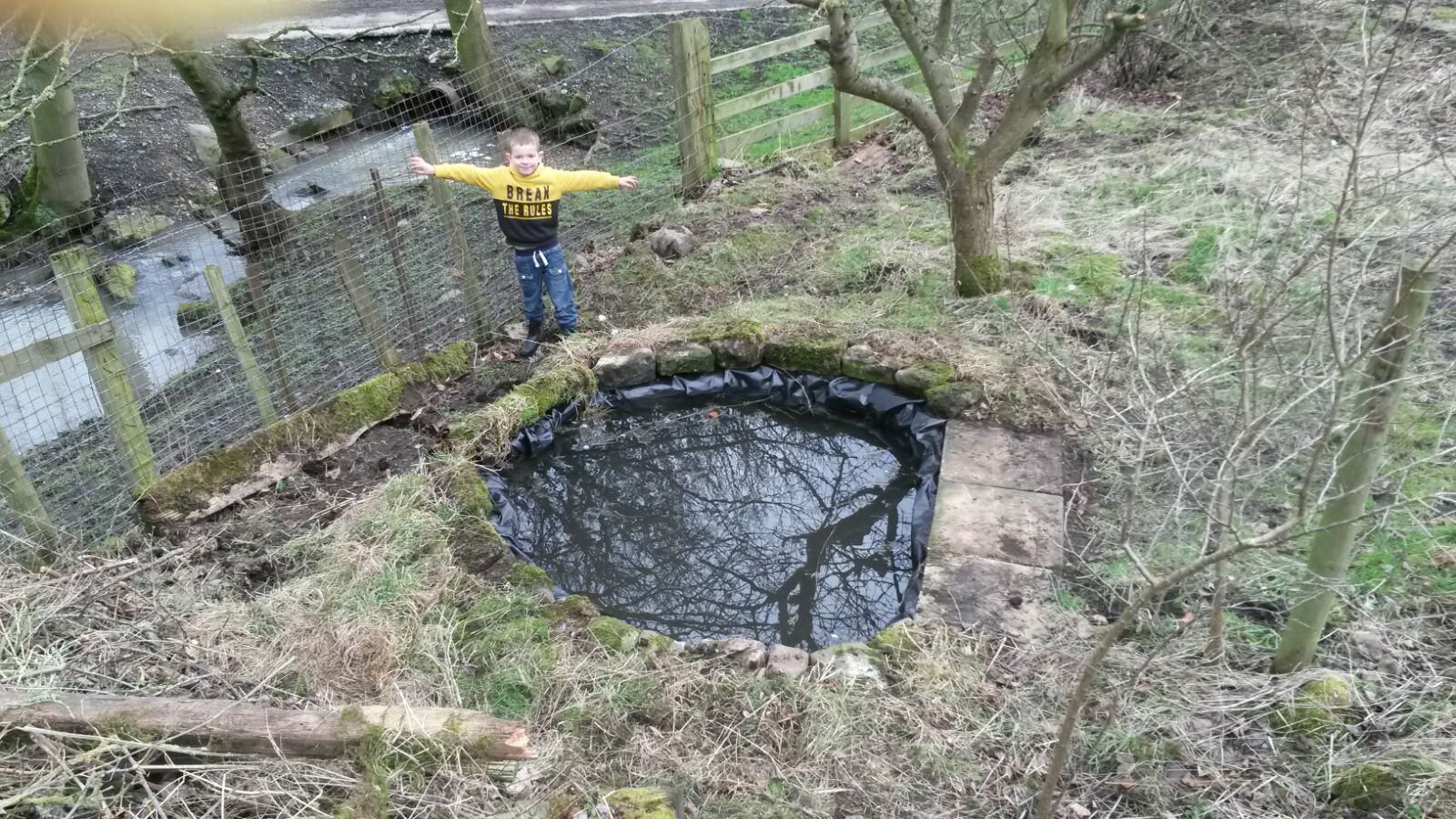 Our Smallholding Adventure IBC tanks, duck ponds and fencing