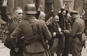 JEWISH FIGHTERS CAPTURED BY THE NAZIS - WARSAW GHETTO UPRISING