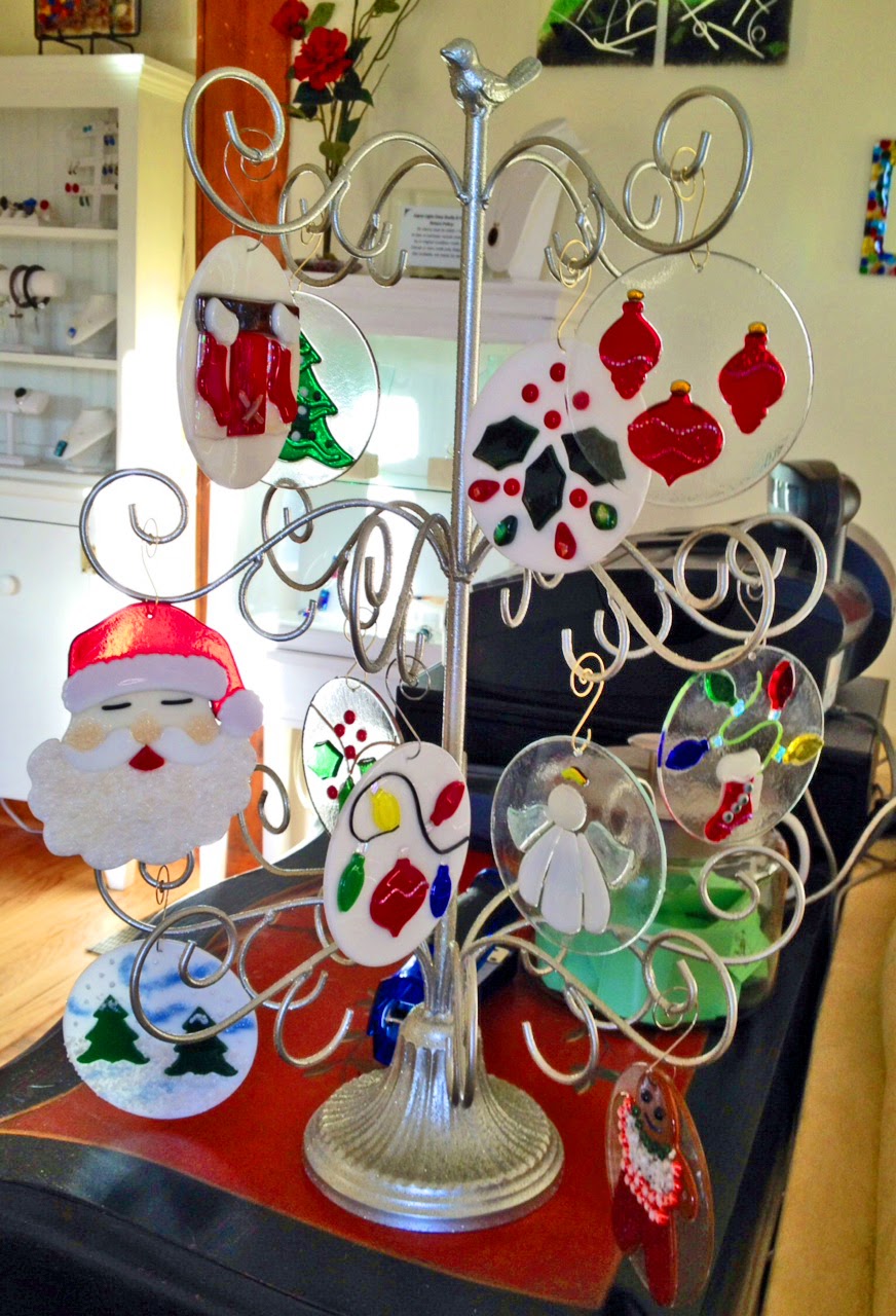 Aspen Light Glass Studio Ornaments, etc...