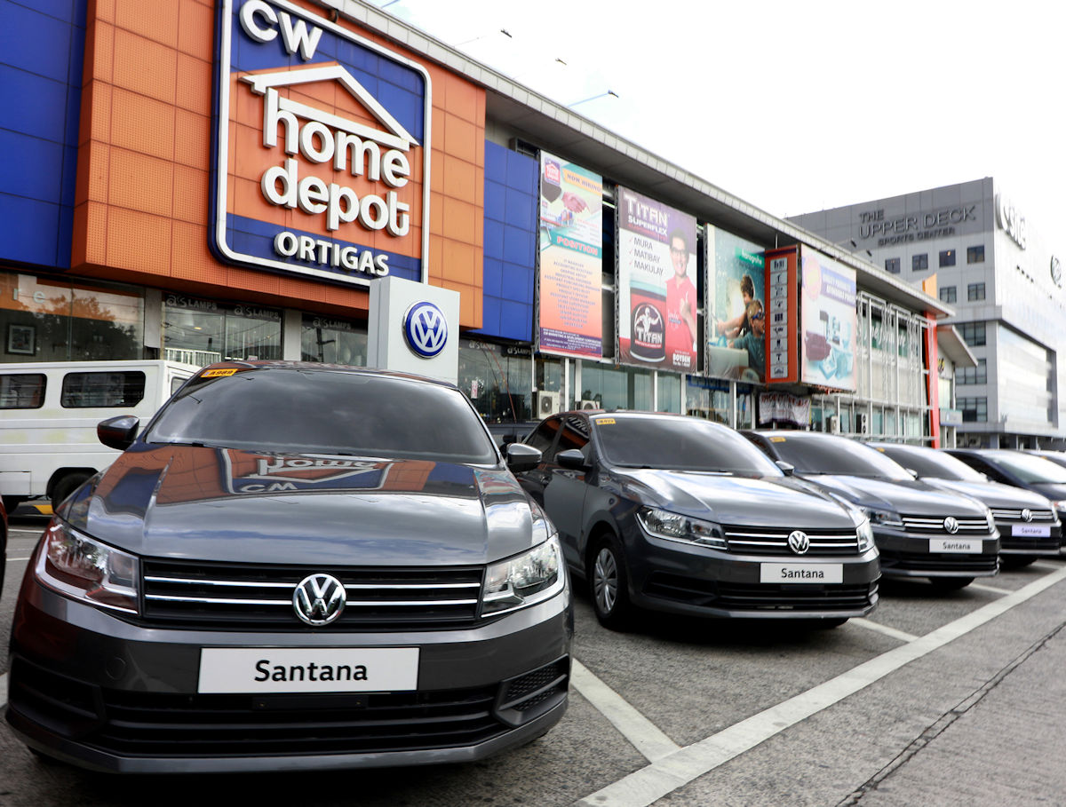 CW Home Depot Chooses Volkswagen Santana for Top Sales Performers CarGuide.PH Philippine Car