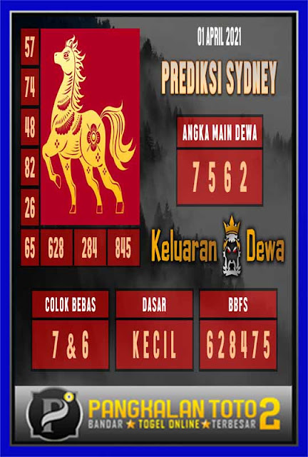 Prediksi Syair Sydney 1 April 2021 Syair Togel Sdy Pangkalantoto