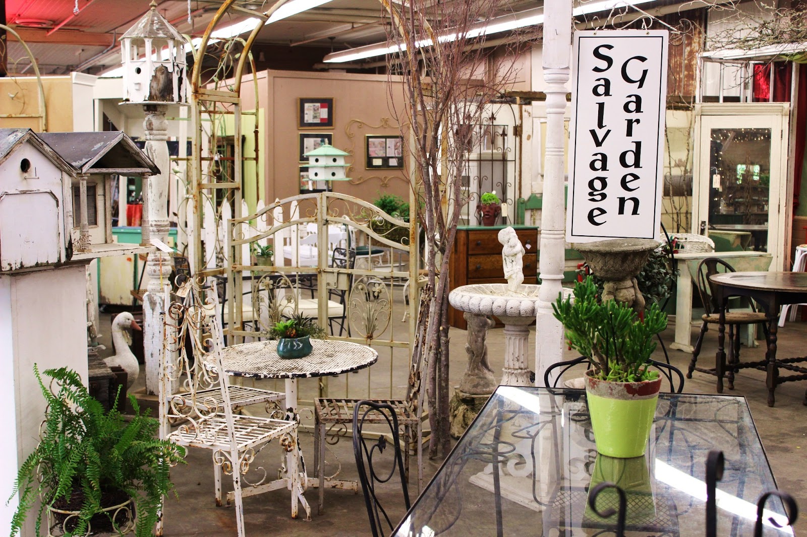 Monticello Antique Marketplace A Walk Through the Salvage Garden...