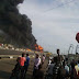 Petroleum Tanker Exploded At Cele Bus-stop Along Oshodi-Apapa Expressway Yesterday