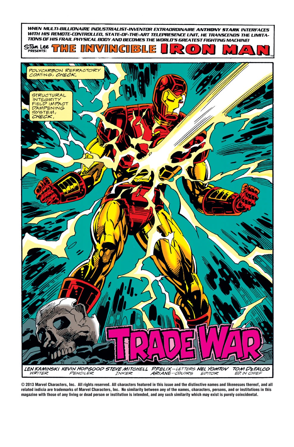 Read online Iron Man (1968) comic -  Issue #296 - 2