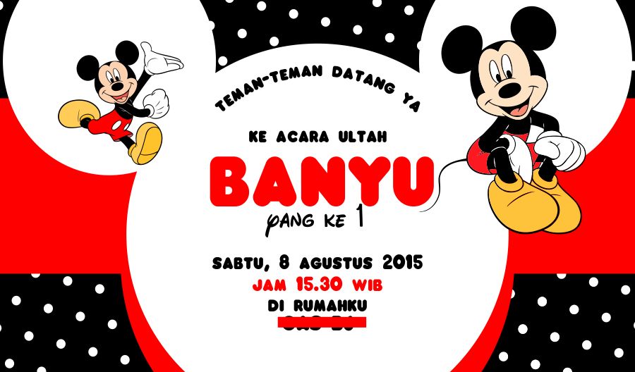 Undangan Ulang Tahun April 2016