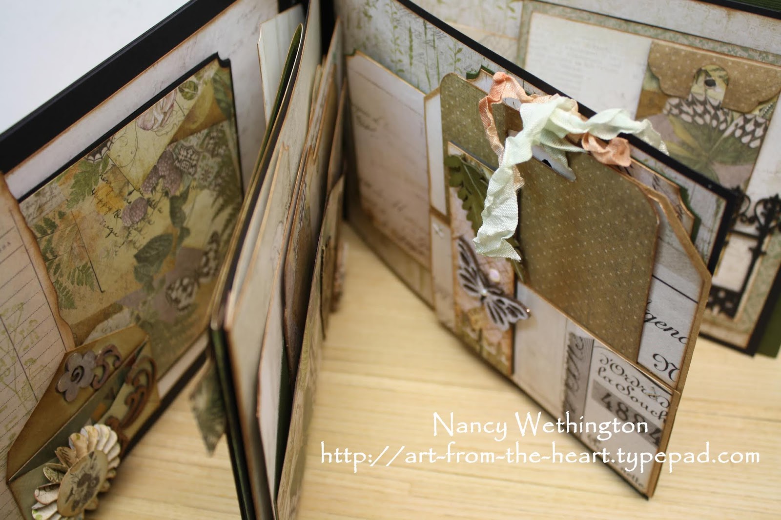 Mini Album Makers Challenge: Reinforced Ring Binding Tutorial by Nancy ...