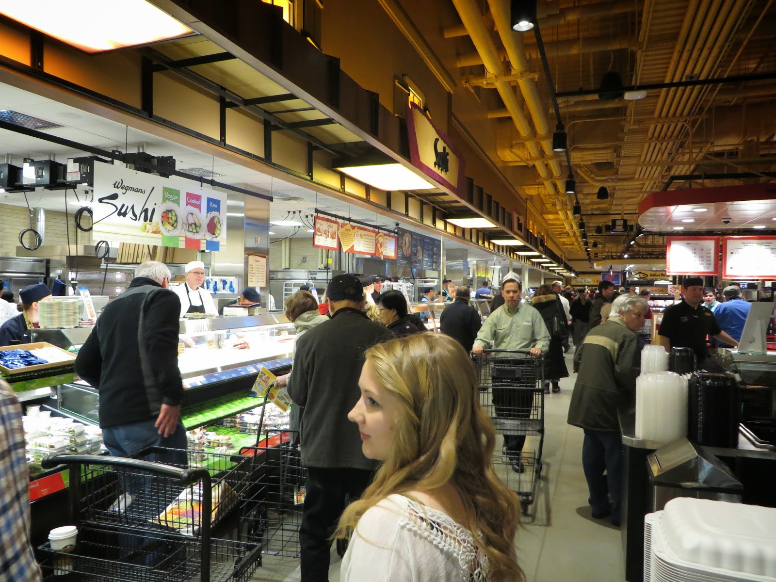 Vivian eats again Wegman's Chestnut Hill Grand Opening