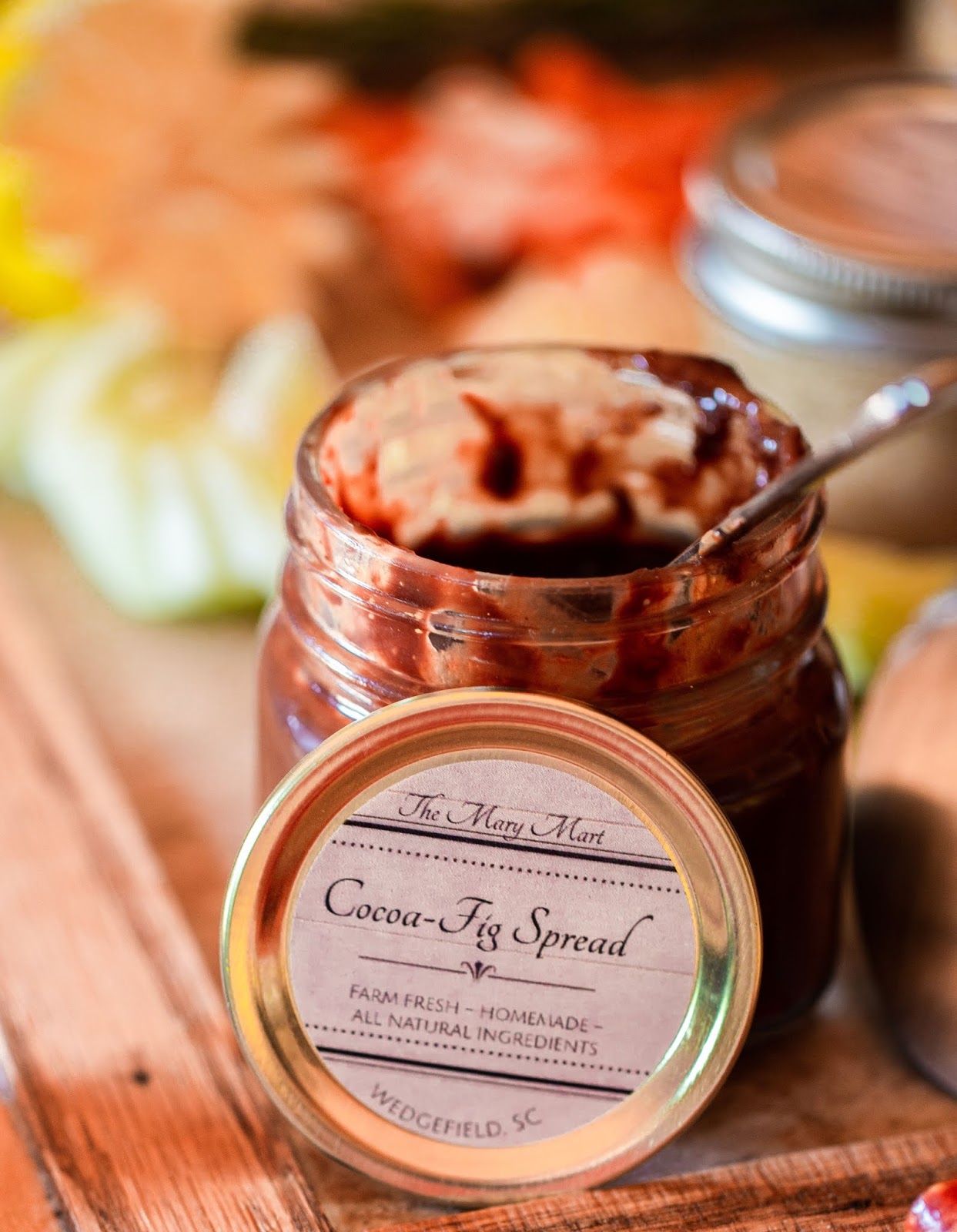 Cooking With Mary and Friends Cocoa Fig Spread