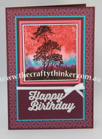 SU, Acrylic block stamping, Triple banner punch, Card making classes