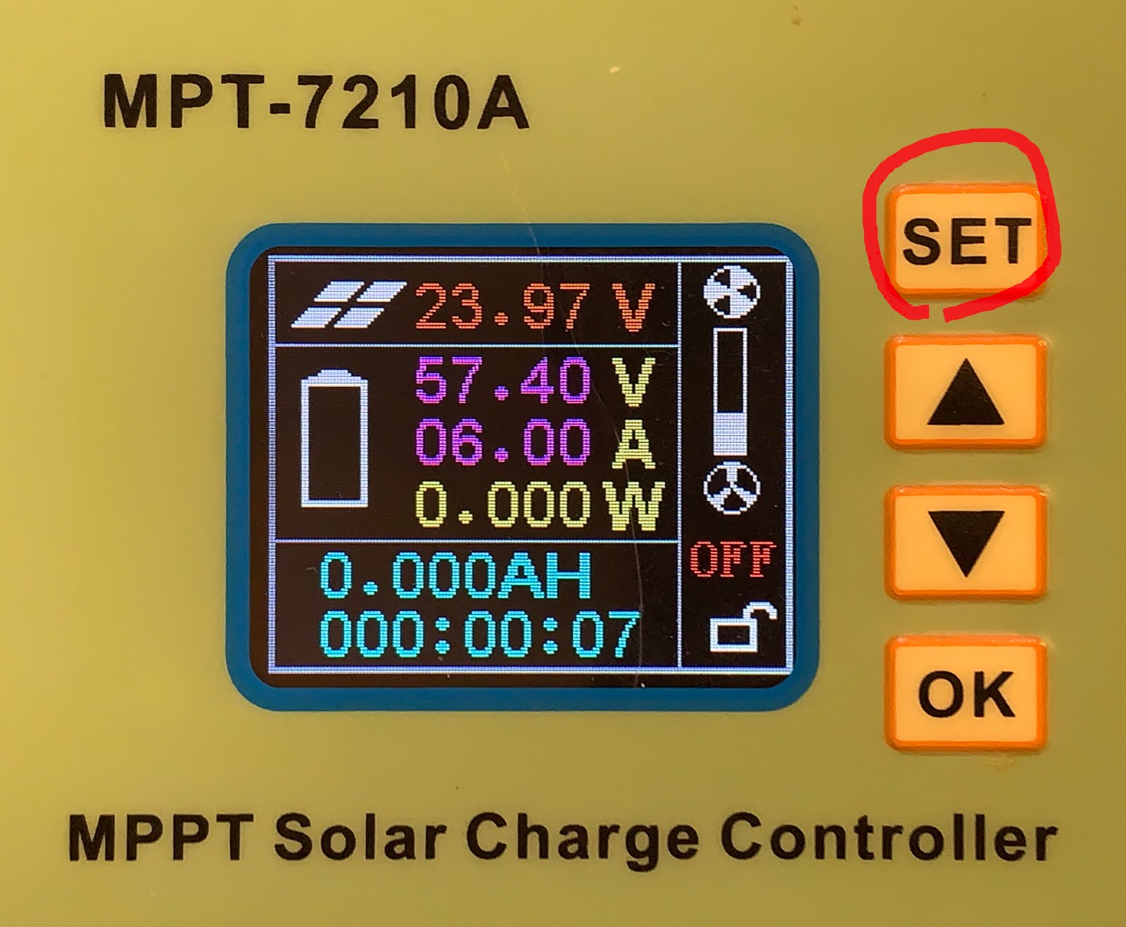 にゃんた発電所 シャープ単結晶、CIS: MPT-7210A 設定 マニュアル