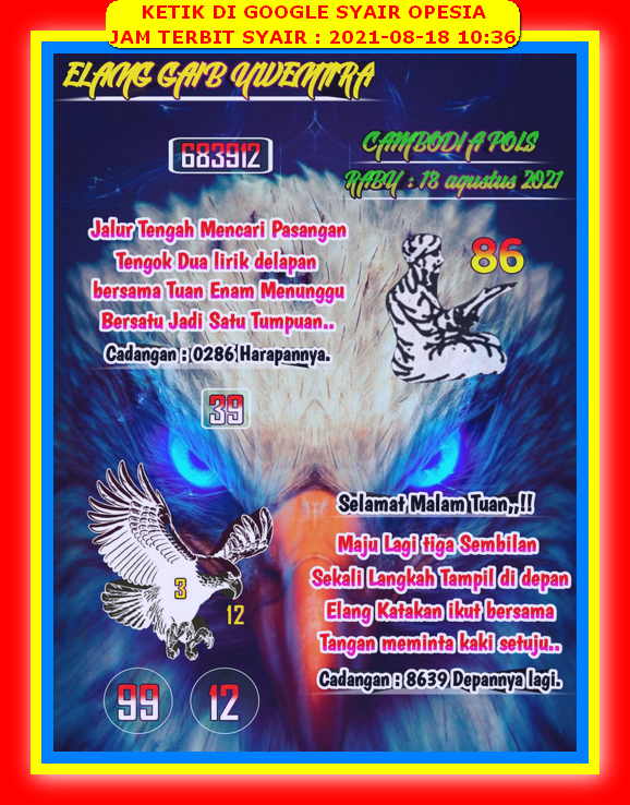 Syair Sydney Hari Ini 18 Agustus 2021 Opesia Official