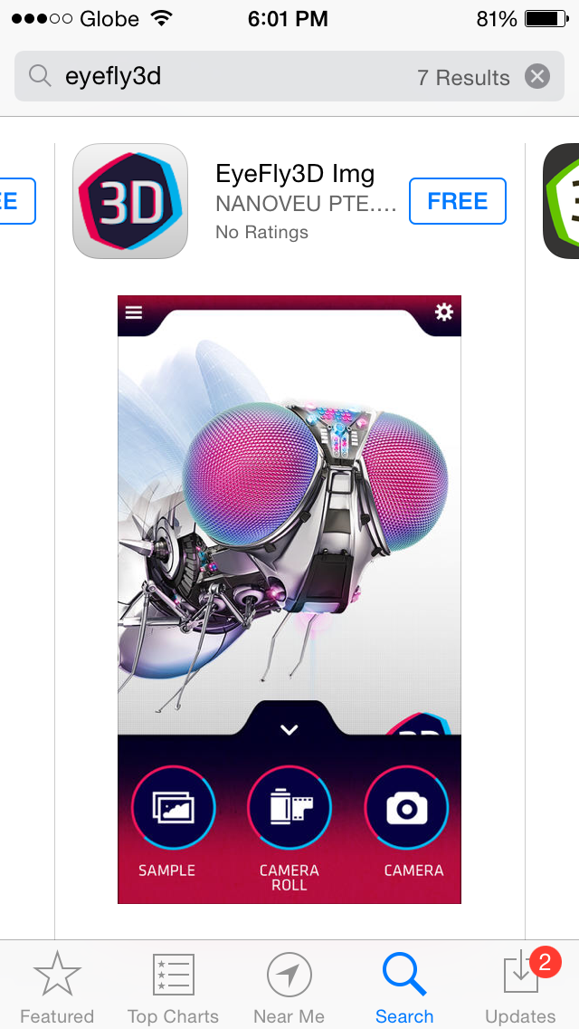 eyefly 3d apps