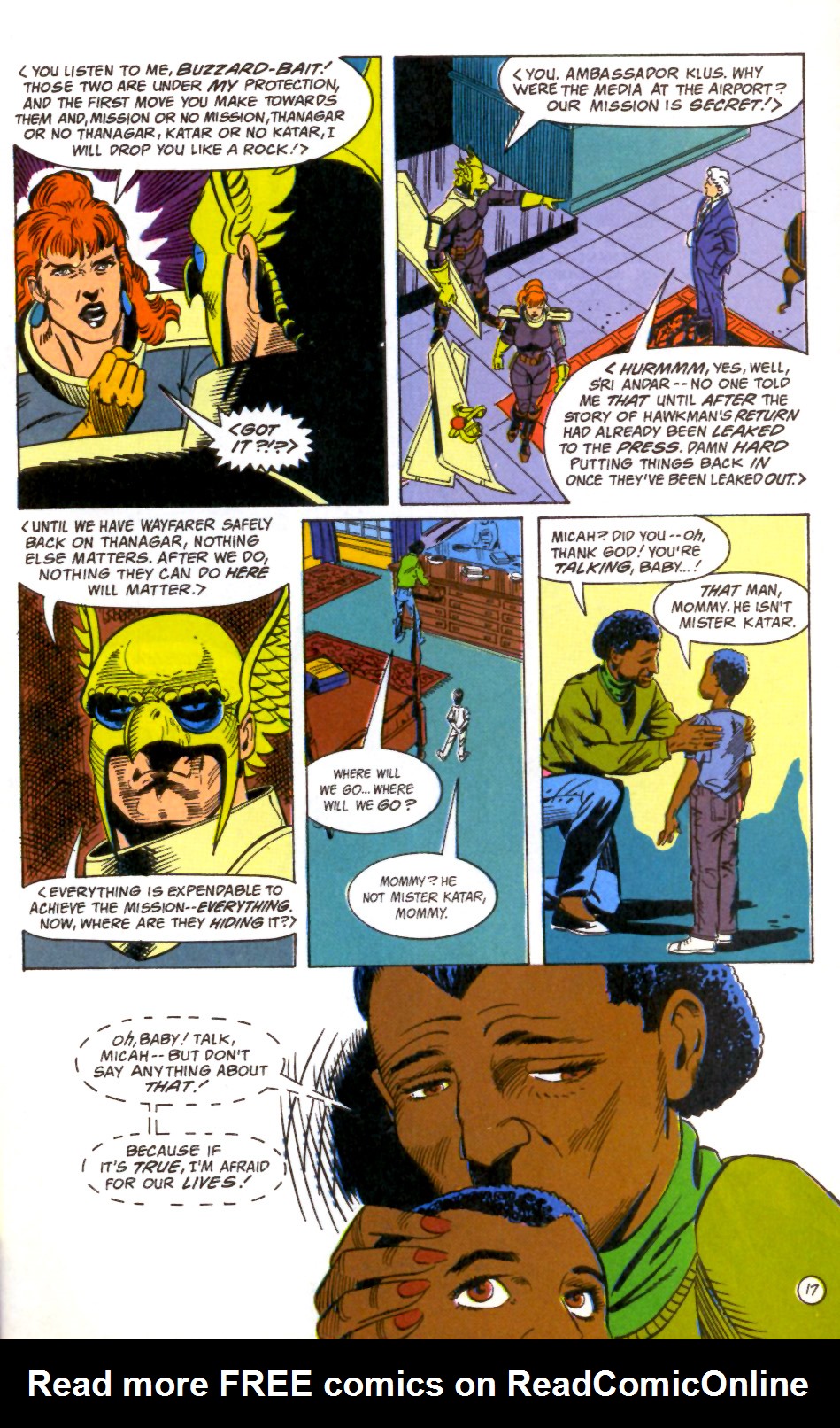 Read online Hawkworld (1990) comic -  Issue #24 - 17
