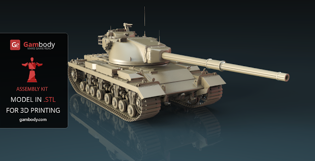 3D model GB12 Conqueror Tank 