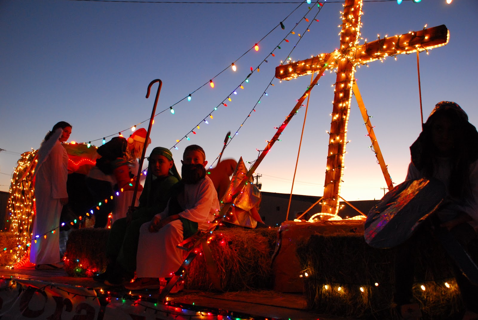 Texas Mountain Trail Daily Photo Scenes from Van Horn's Annual Lighted