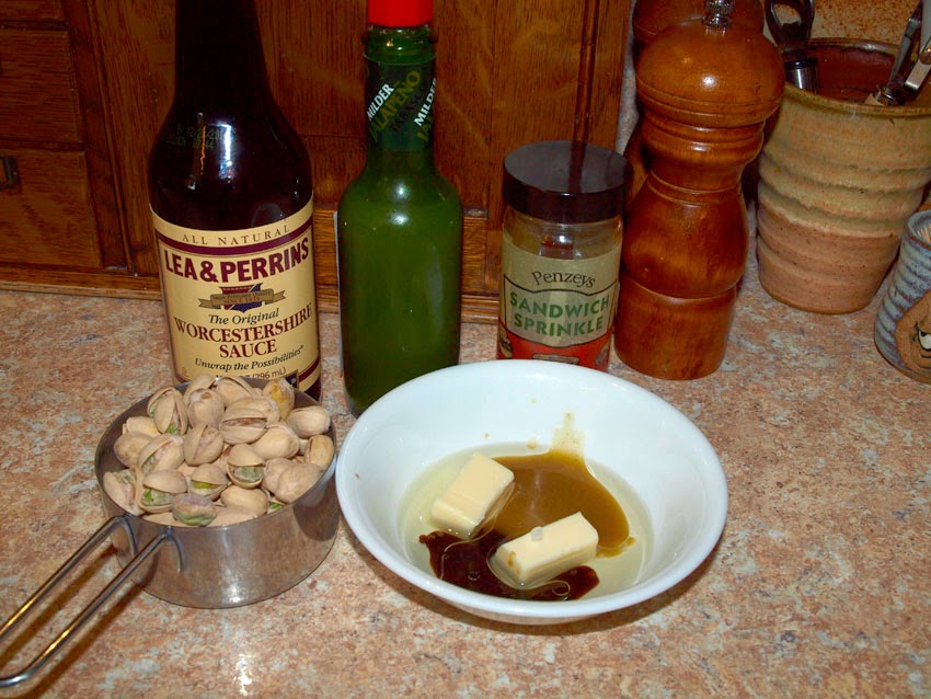Pellet Smoker Cooking Smoked Pistachios and Cajun Crackers