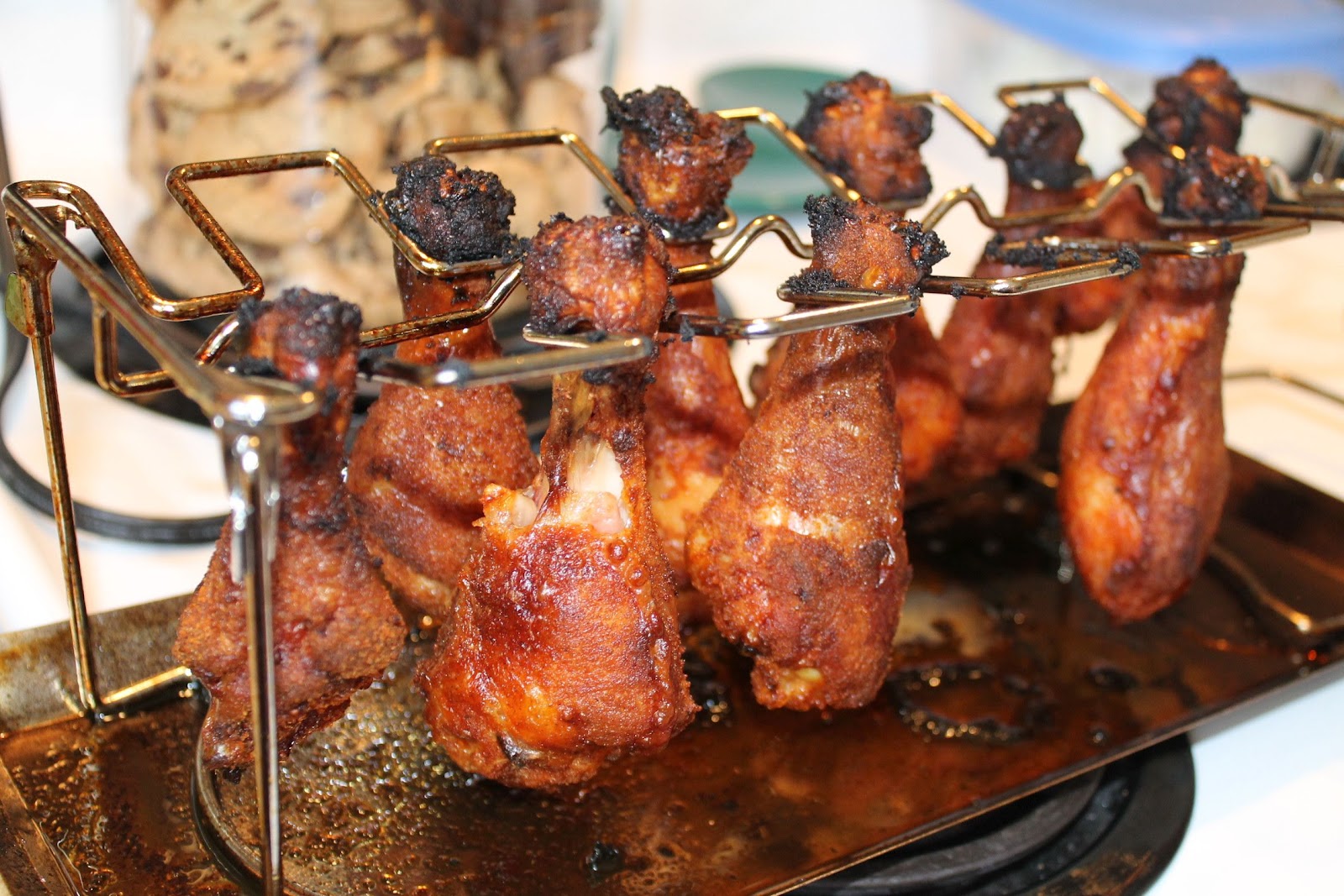 Les douceurs de genny: CUISSON DE PILONS DE POULET SUR BBQ