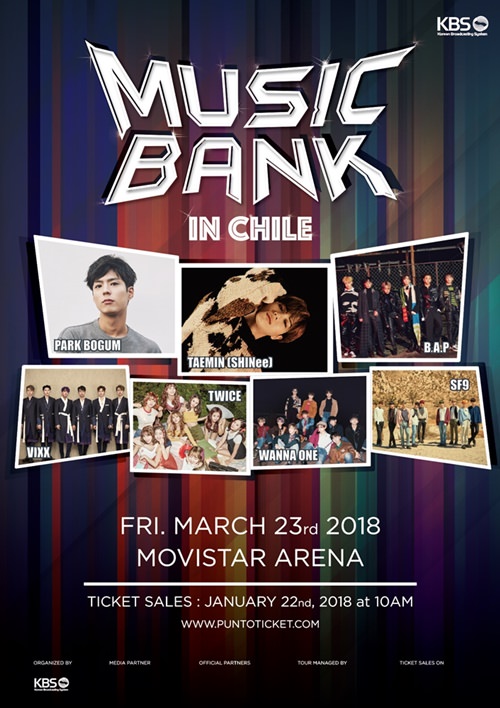 Music Bank en Chile modifica su Lineup con el remplazo de CNBLUE por