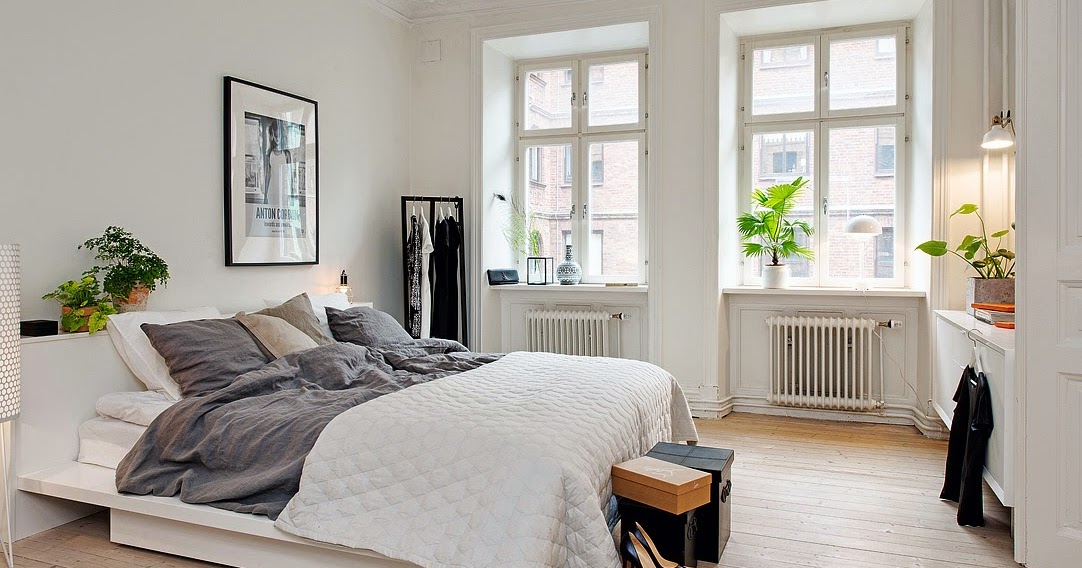 Scandi bedroom style best sale