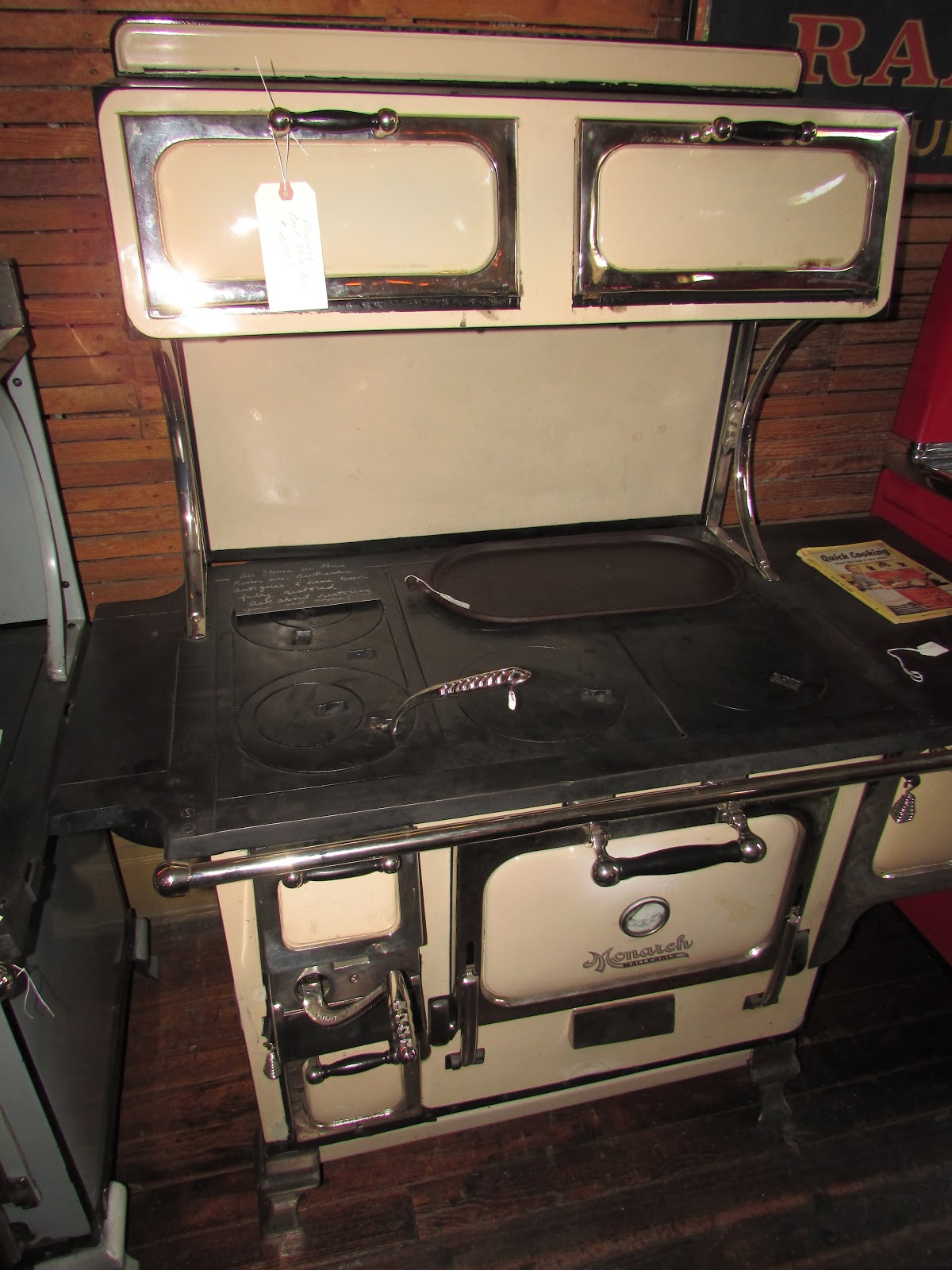 Wood Cookstove Cooking Cookstove Road Trip to Mill Creek Antiques in Paxico, Kansas