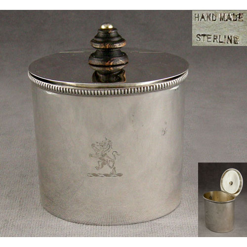 Paisley Curtain Tea Caddies