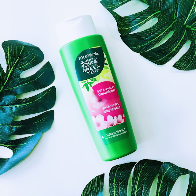 Follow Me Green Tea Conditioner Soft and Smooth with Sakura Extract Review