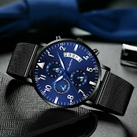 Men Stainless Steel Luxury Military Analog Sport Date Quartz Mens Wrist Watch Men Stainless Steel Luxury Military Analog Sport Date Quartz Mens Wrist Watch