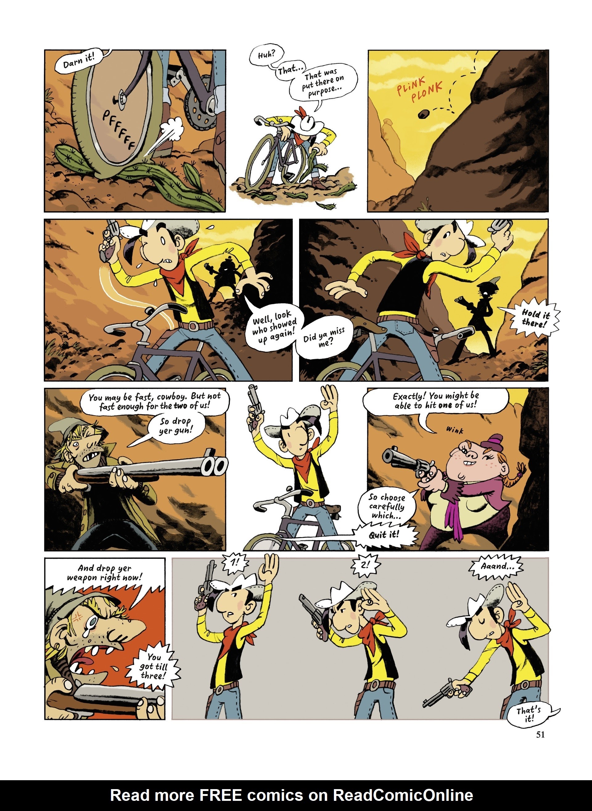 Read online Lucky Luke Saddles Up comic -  Issue # TPB - 51