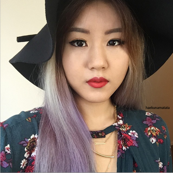 Asian Purple Hair 20