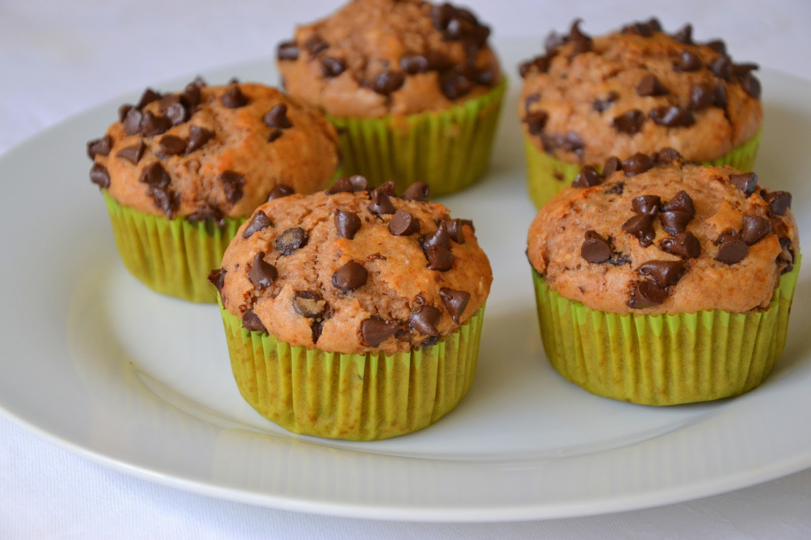 Palavras que enchem a barriga Muffins de aveia e chocolate para uma entrevista especial D
