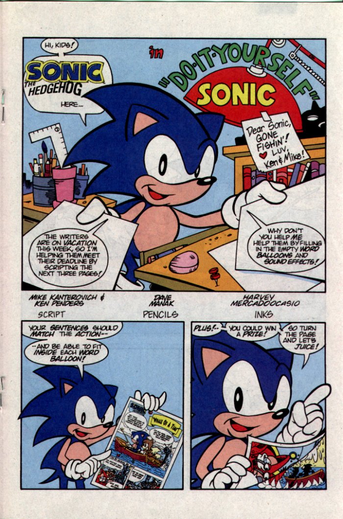 Read online Sonic The Hedgehog comic -  Issue #14 - 16