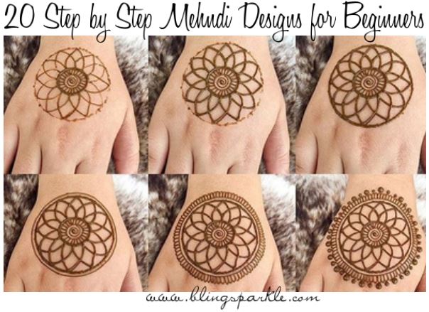 easy henna designs for beginners